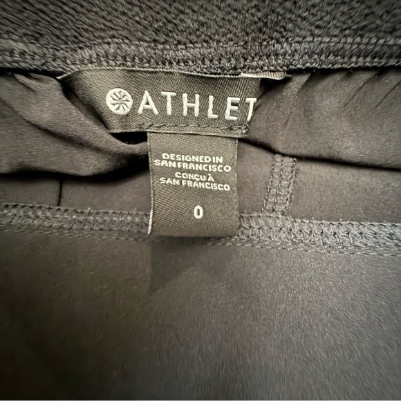 ATHLETA Semi Fitted High Rise Jogger Size 0 Zip Pockets Ankle - Picture 4 of 5